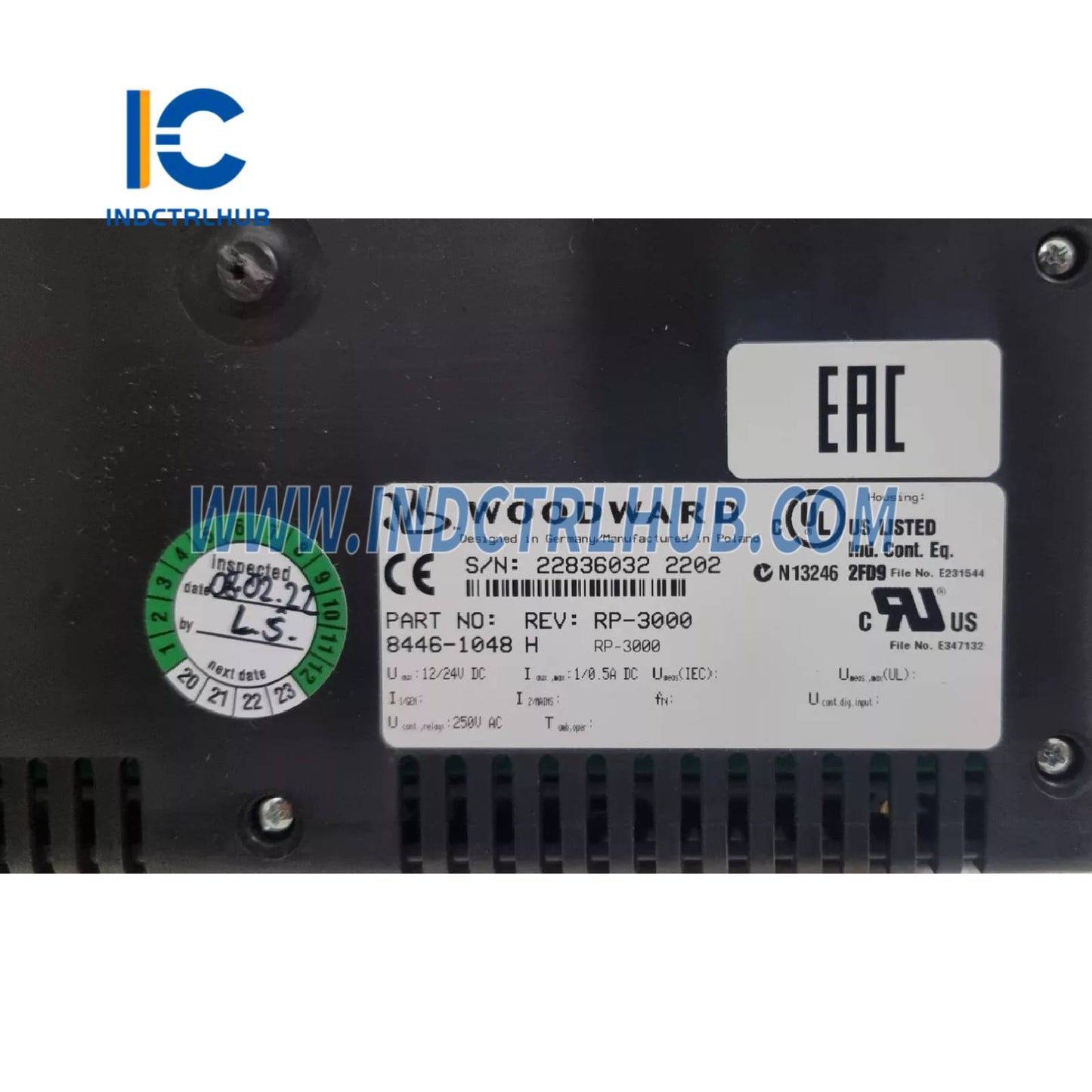 Unidad de Sincronización Woodward 8446-1048 SPM-D2-10