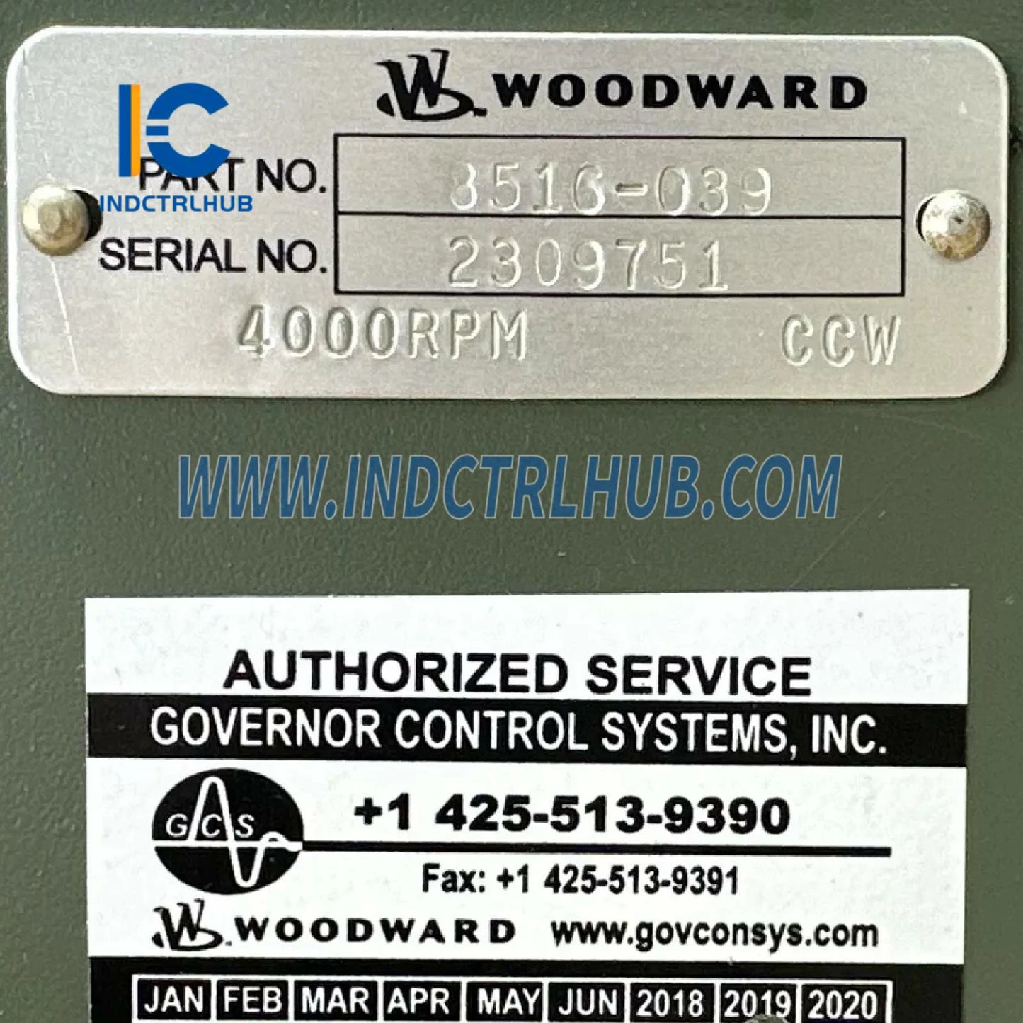 Woodward 8516-039 TG-13 Turbinski regulator