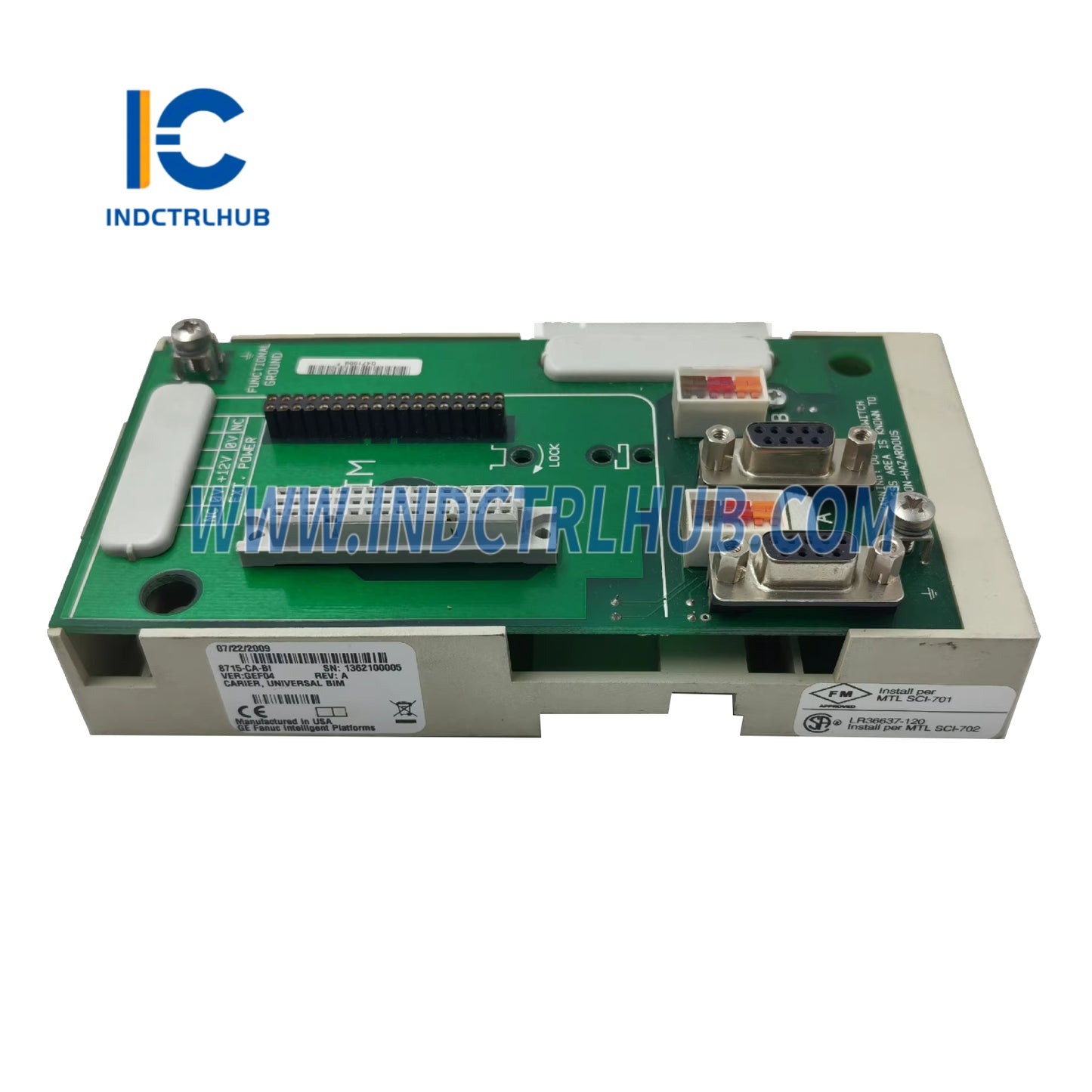 Emerson 8715-CA-BI PAC8000 BIM faqat Profibus uchun tashuvchi