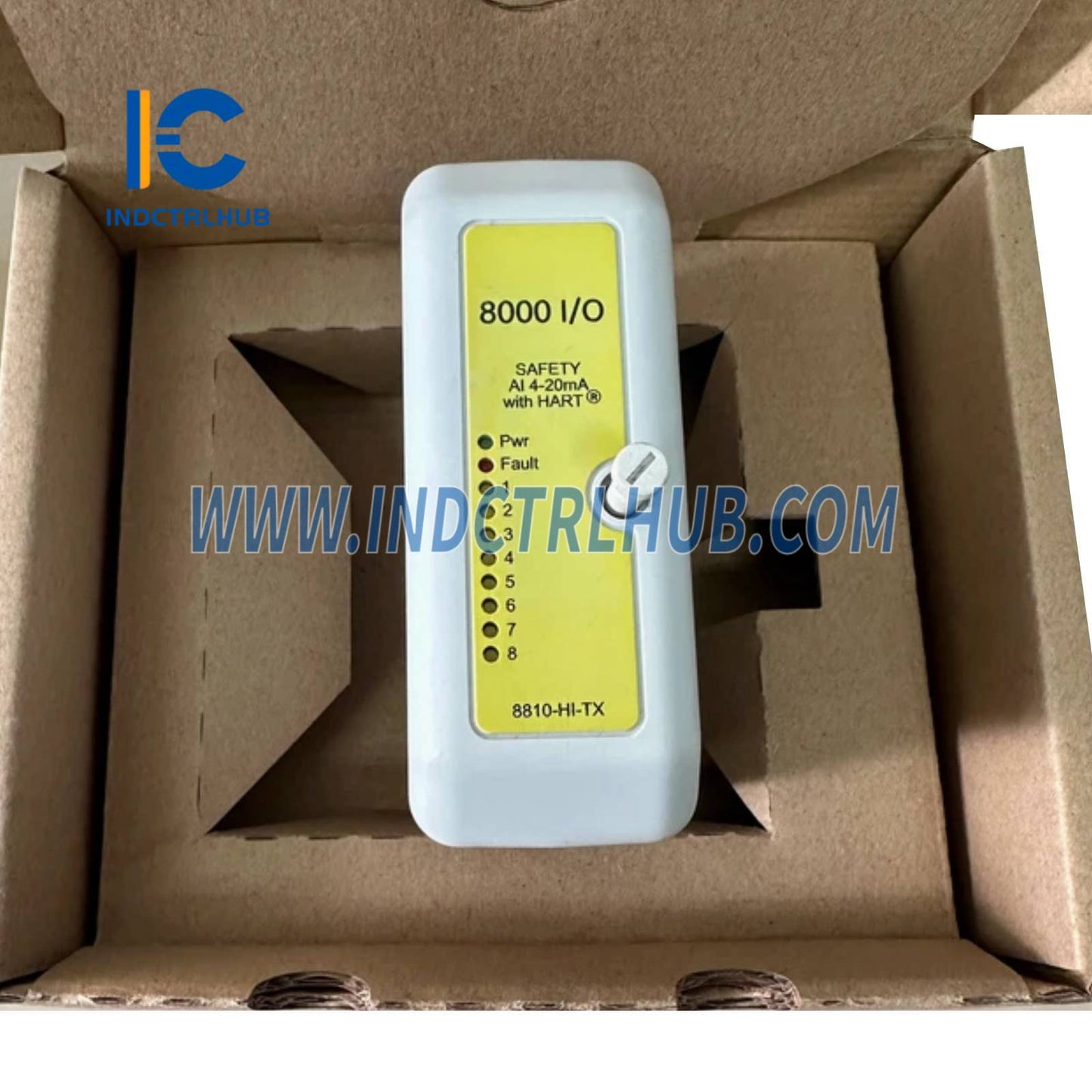 GE 8810-HI-TX PAC8000 8-csatornás biztonsági analóg bemeneti modul