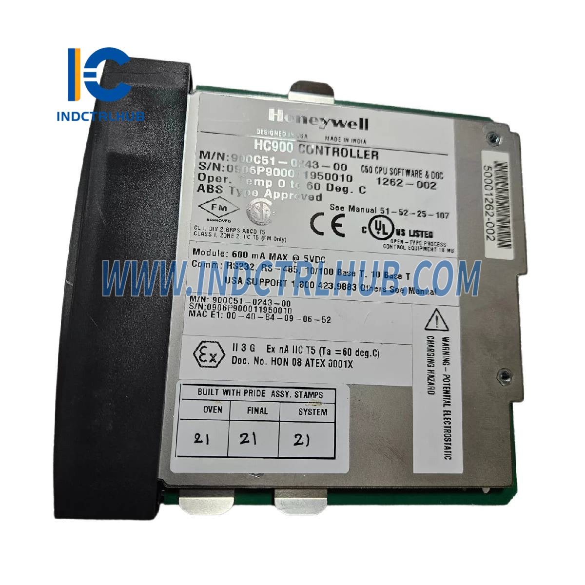 Honeywell 900C51-0243-00 ControlEdge HC900 C50 CPU