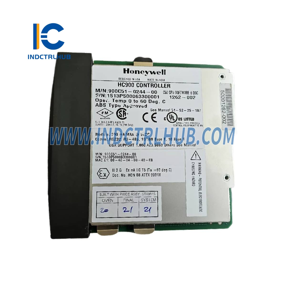 Honeywell 900C51-0244-00 ControlEdge HC900 C50 CPU