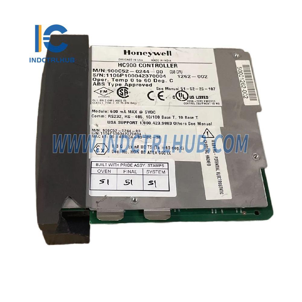 Honeywell 900C52-0244-00 Басқару құрылғысы C50 CPU модулі
