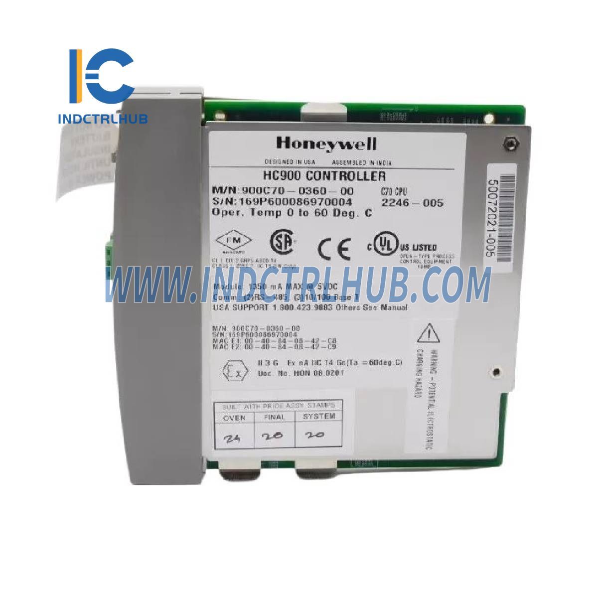Honeywell 900C70-0360-00 HC900 C70 CPU modul