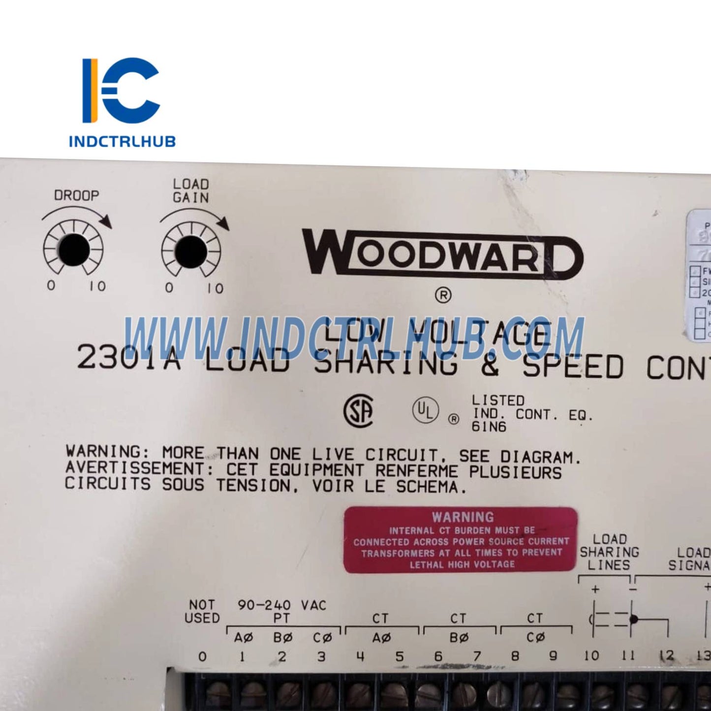 Woodward 9905-068 2301A Yük Paylaşımı ve Hız Kontrolü