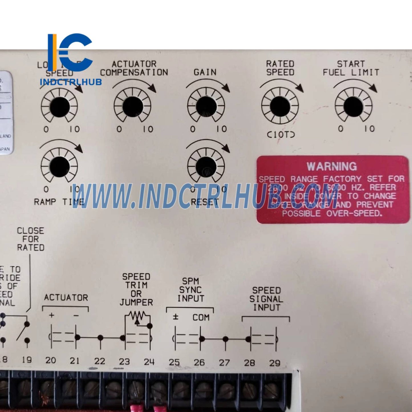 Woodward 9905-068 2301A Yük Paylaşımı ve Hız Kontrolü