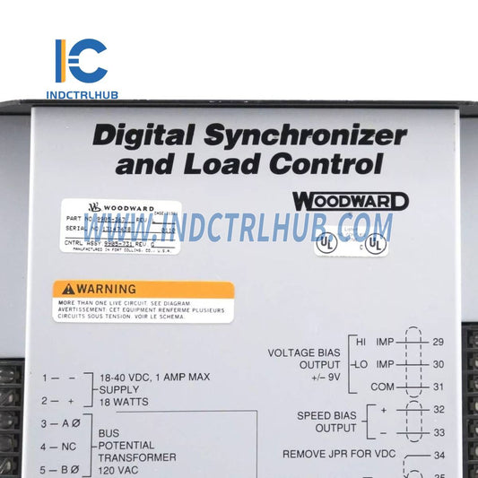 Woodward 9905-367 Digitálny synchronizátor a riadenie záťaže (DSLC)