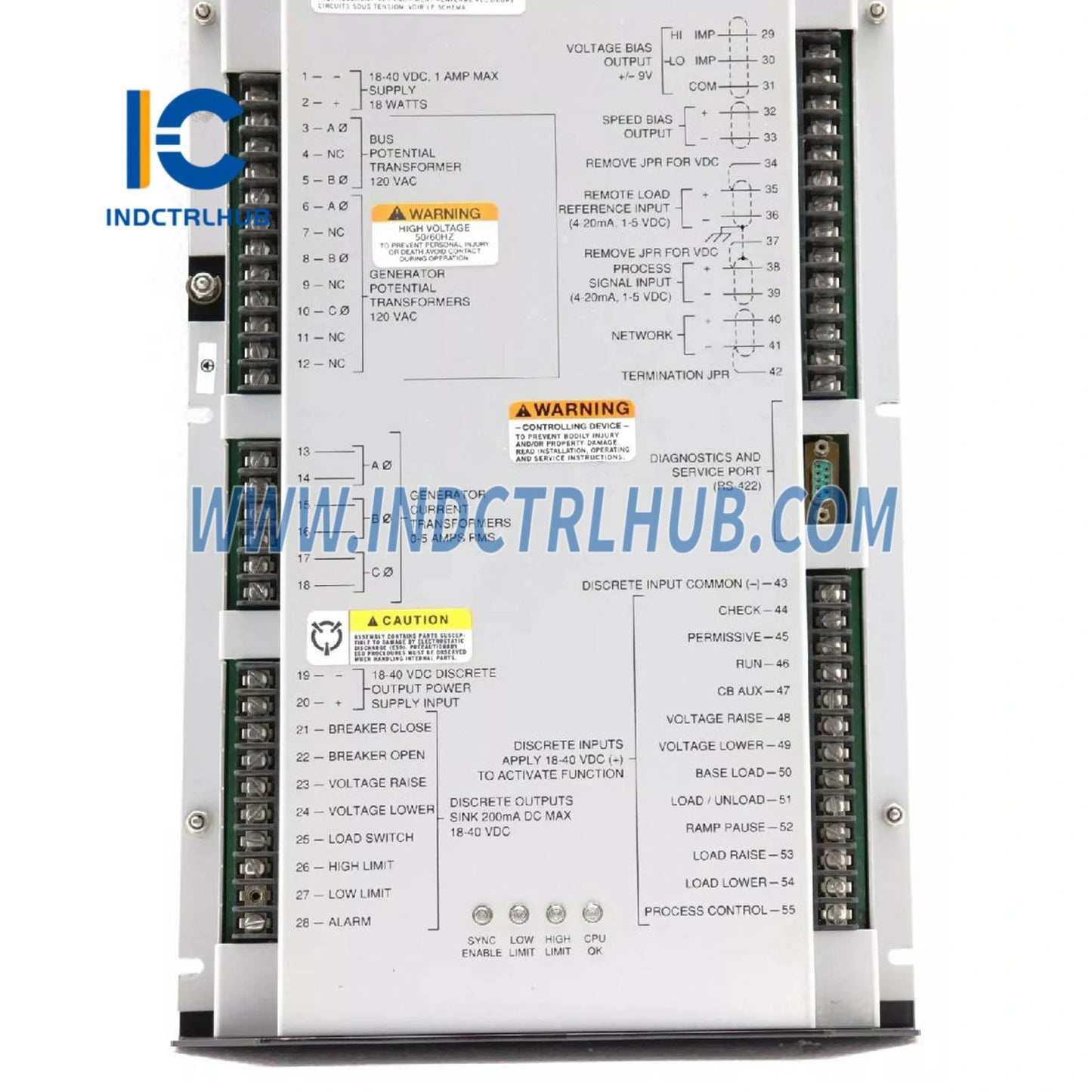 Woodward 9905-367 Sinkronizer Digital dan Kontrol Beban (DSLC)