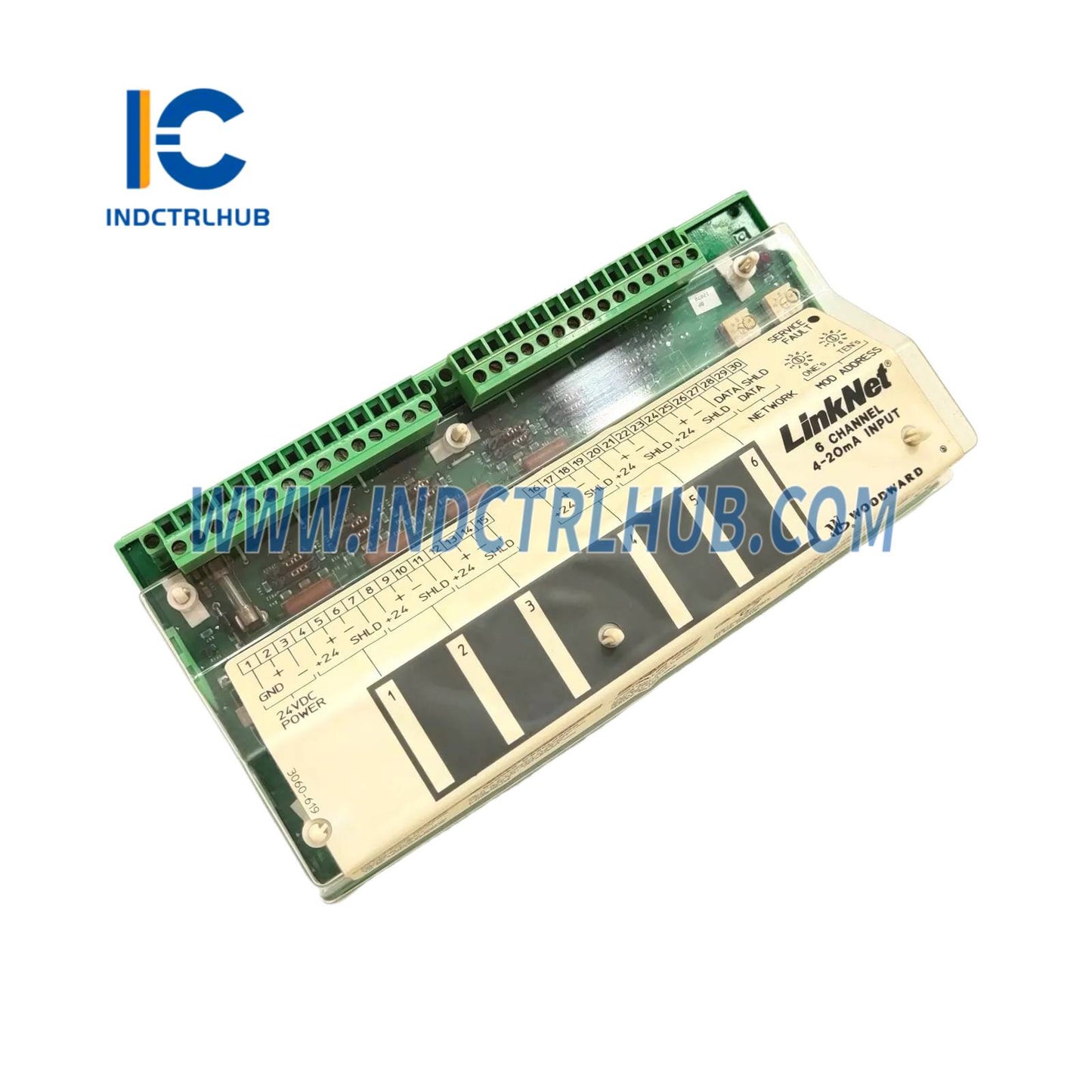 Woodward 9905-969 LinkNet 6 Kanallı Analog Giriş Modülü