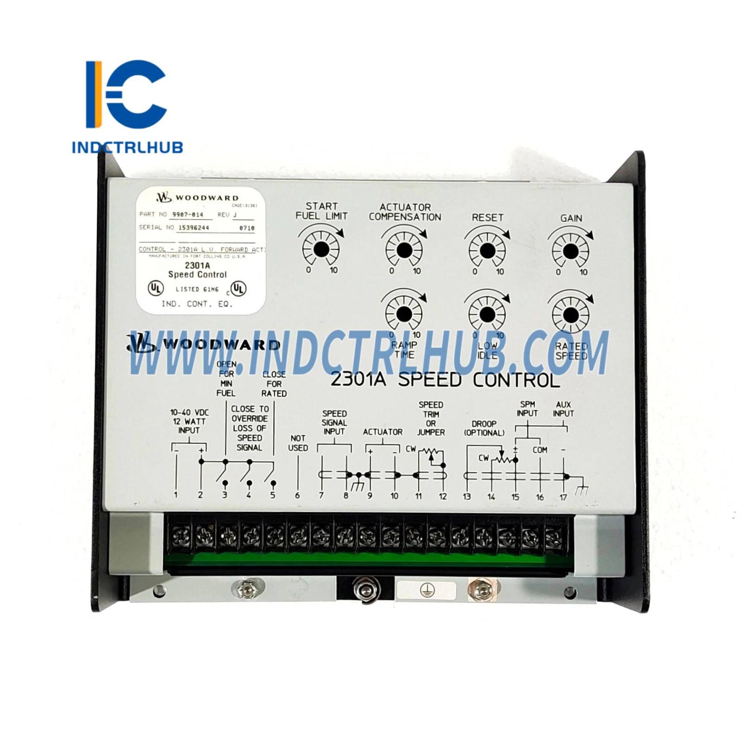 Woodward 9907-014 2301A Speed Control