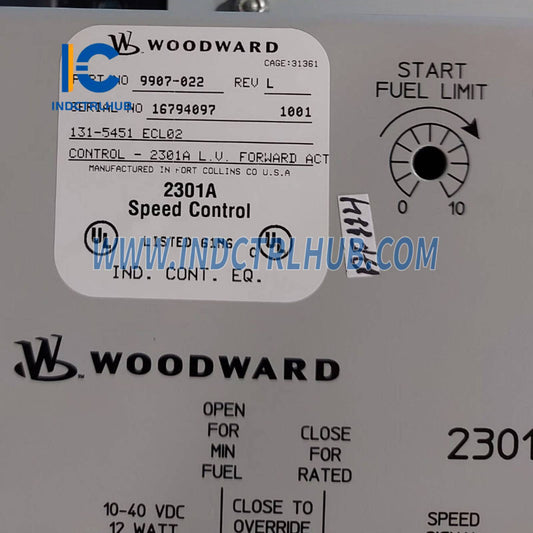 Woodward 9907-022 2301A Load Sharing and Speed Control