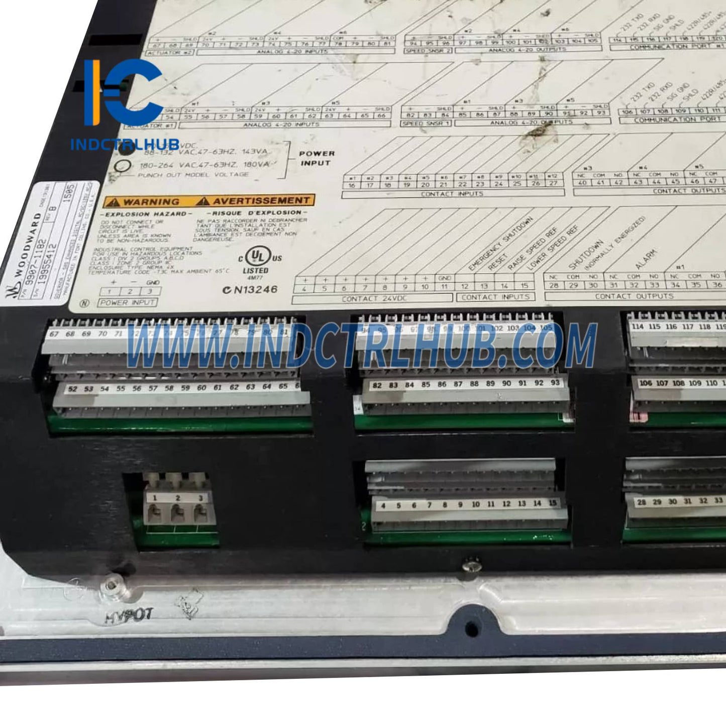 Woodward 9907-1182 REV B EasyGen-3200-5 Genset Control