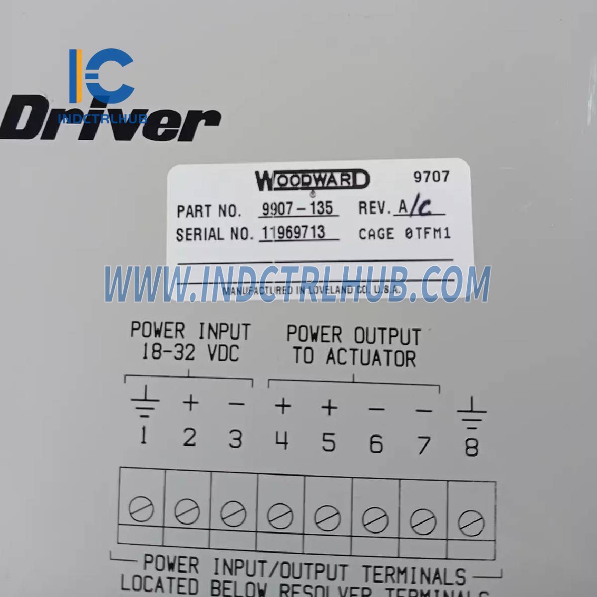 Woodward 9907-135 GS3/LQ ovládač modul