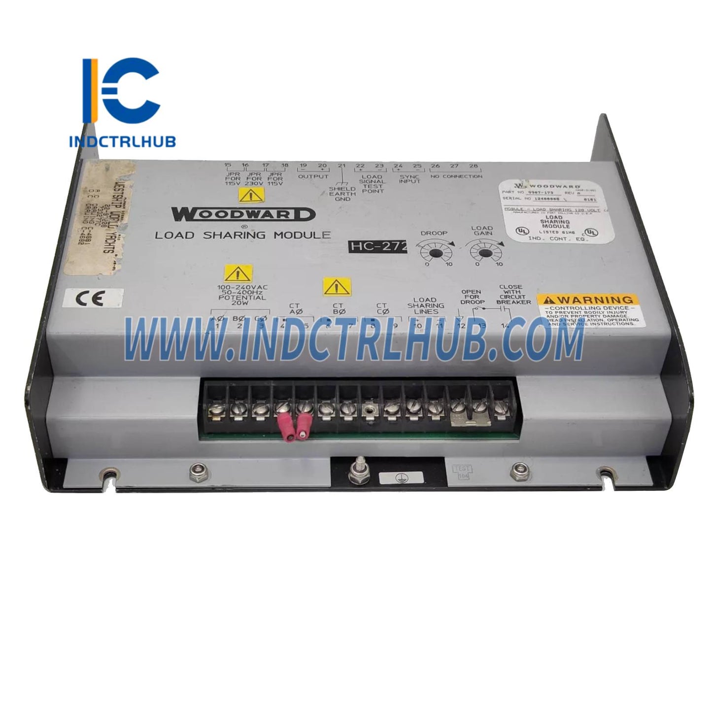 Woodward 9907-173 2301D-ST Digital Load Sharing and Speed Control