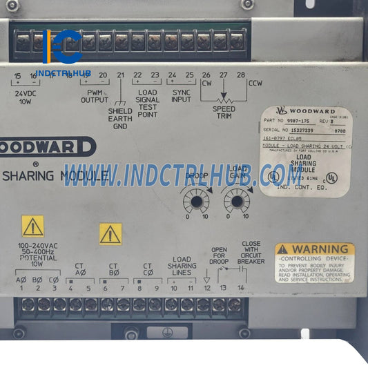 Woodward 9907-175 2301D-ST שיתוף עומס דיגיטלי