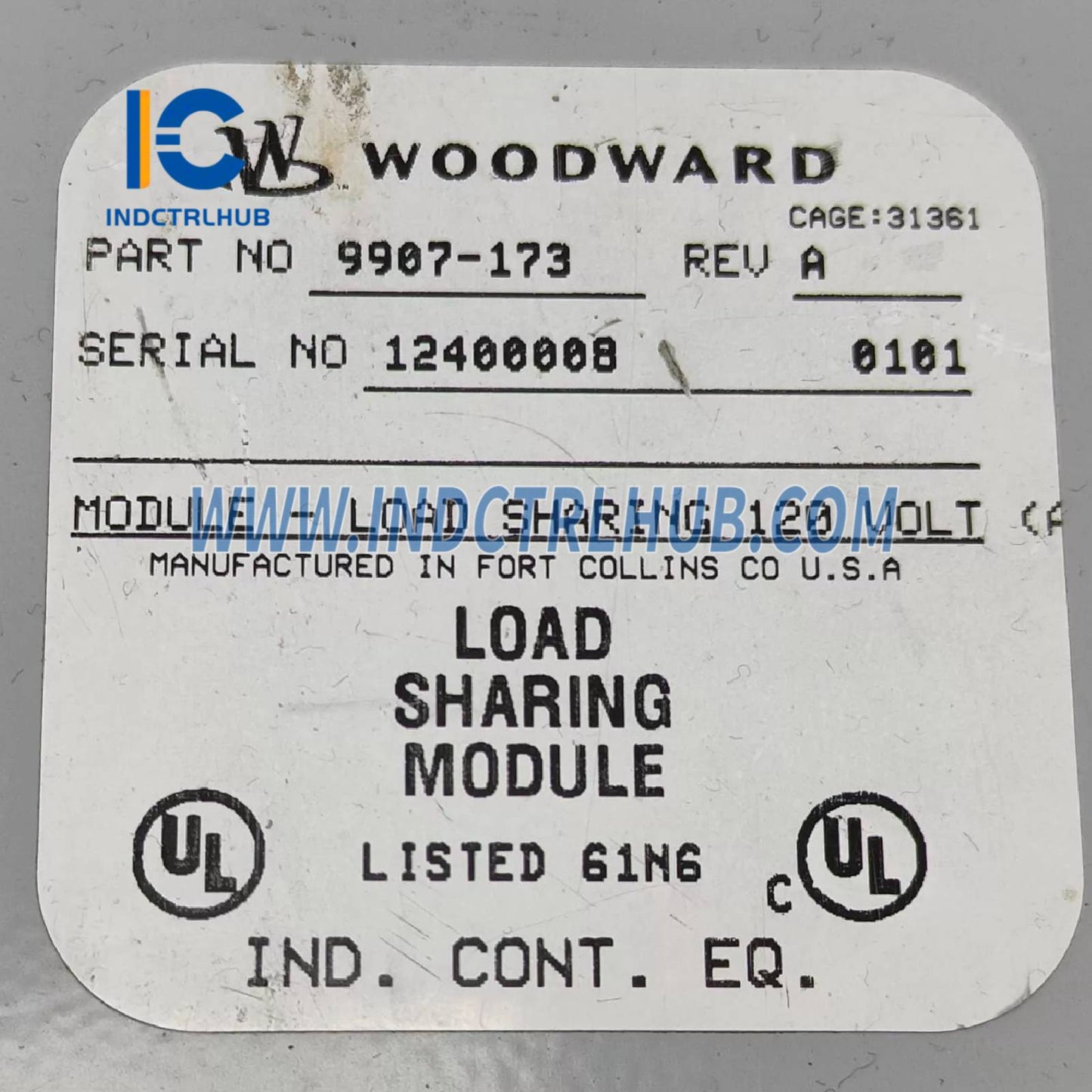 Woodward 9907-175/A 2301D-ST Digital Load Sharing