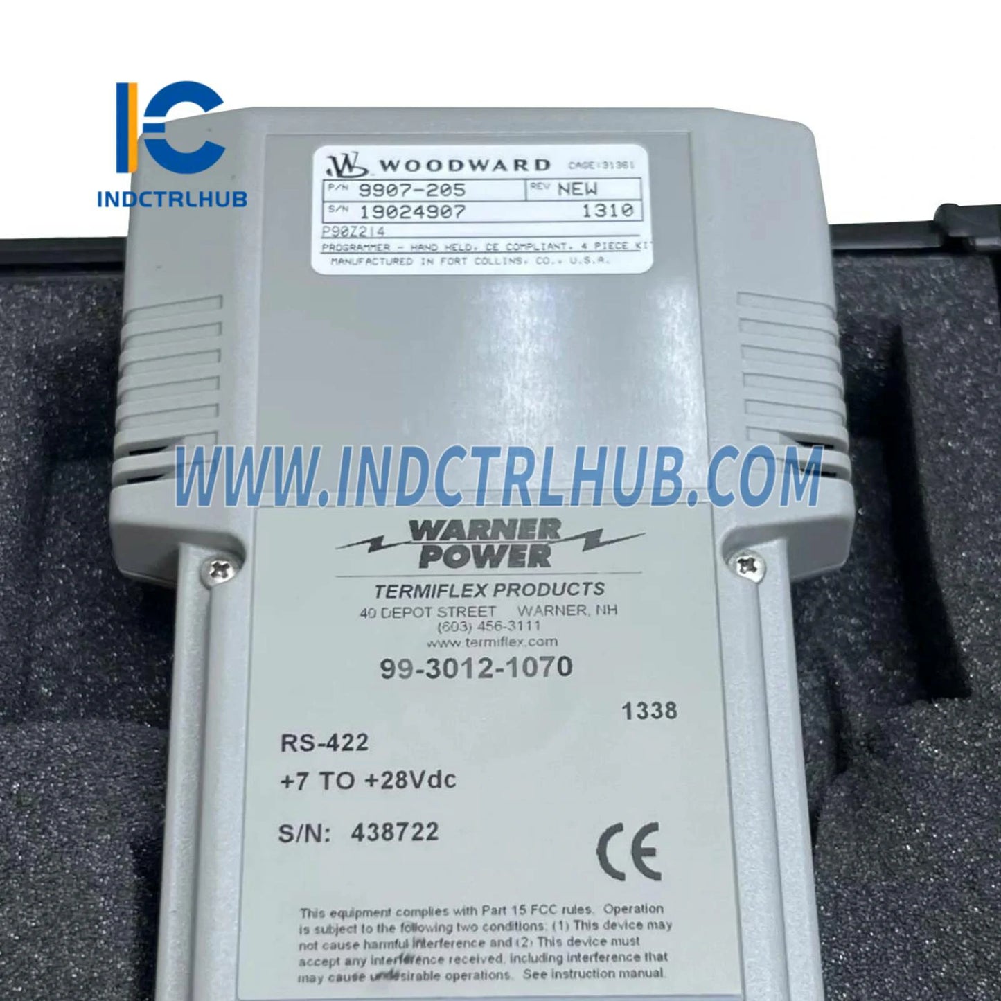 Woodward 9907-205 Handhouer Programmeerder