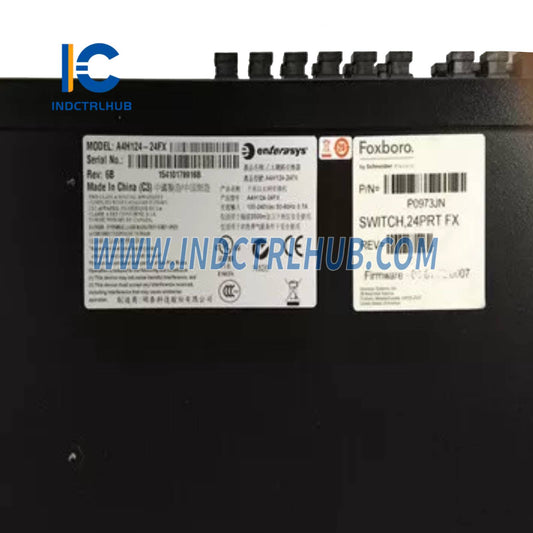 מתג איתרנט מנוהל Foxboro A4H124-24FX Invensys