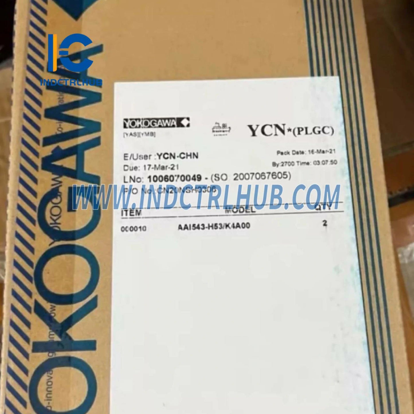 Yokogawa AAI543-H53/K4A00 Modul Output Analog