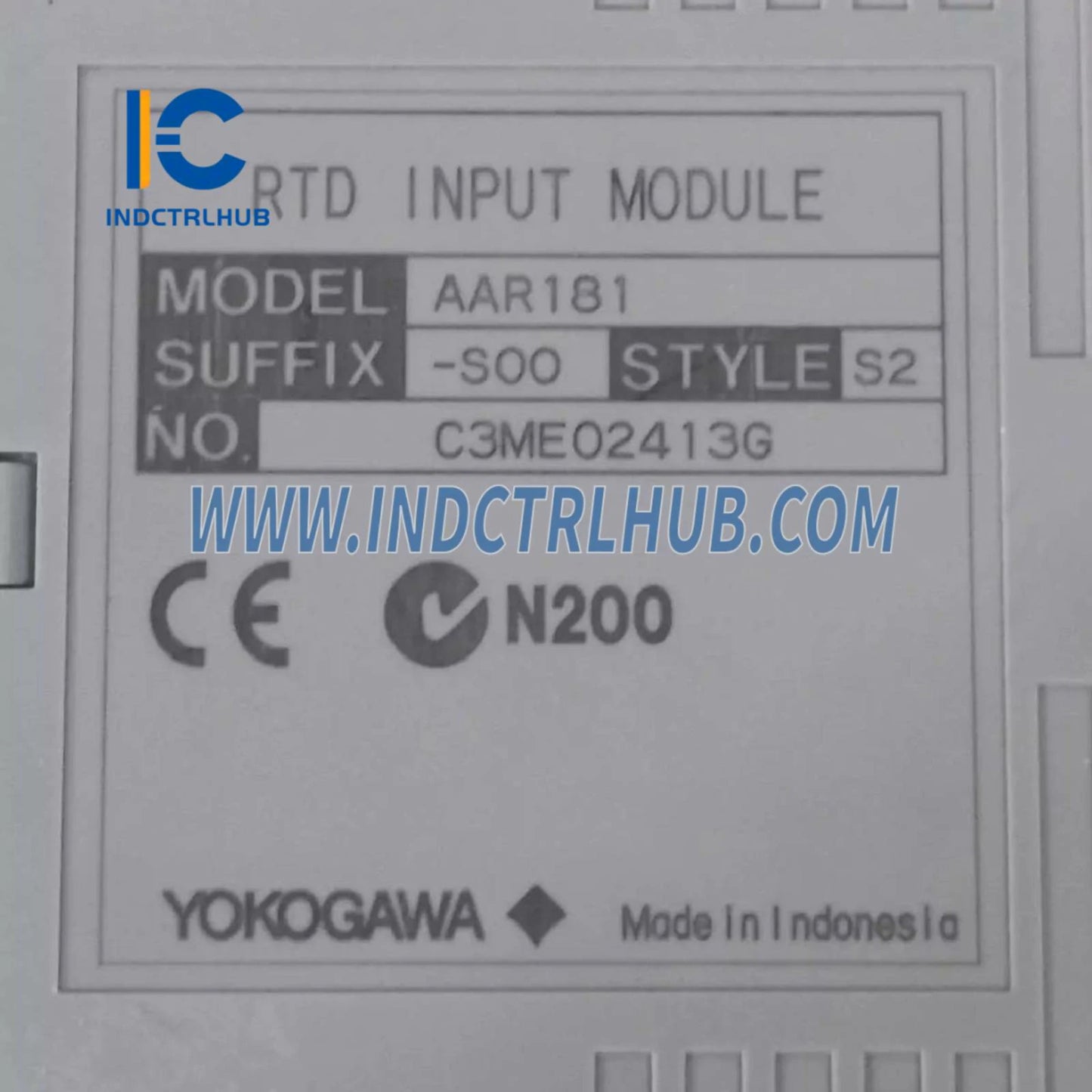 Yokogawa AAR181-S00 S2 RTD кіріс модулі