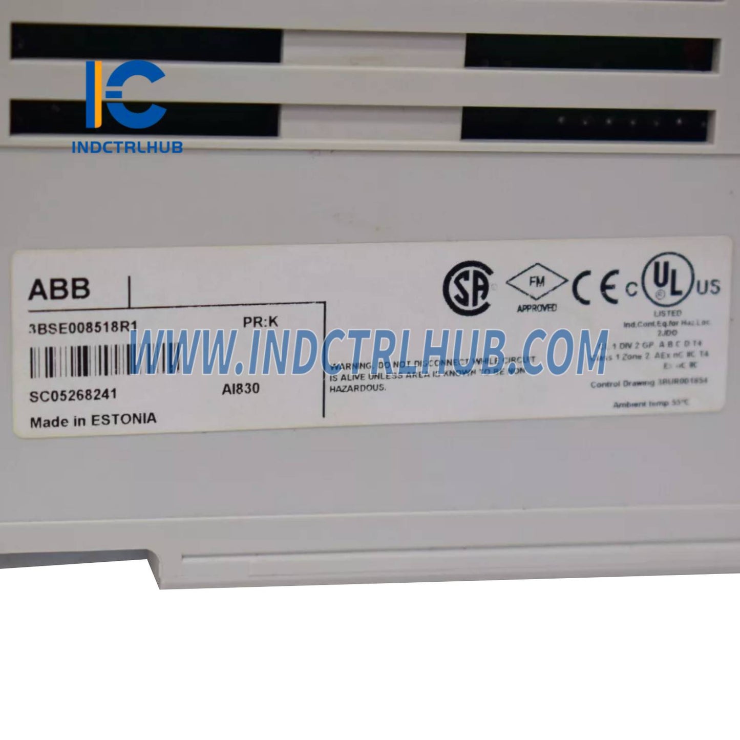 3BSE008518R1 | ABB AI830 WARRANTY/CONTRACT