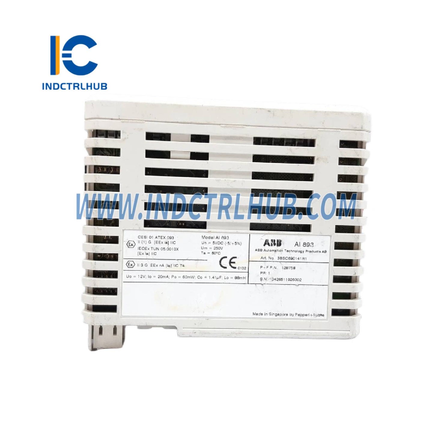 3BSC690141R1 | ABB AI893 Analog Input TC/RTD IS 8 ch