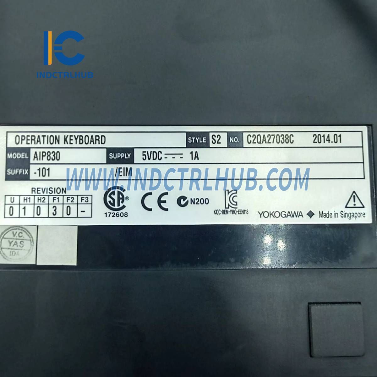 Yokogawa AIP830-001/EIM Operation Keyboard for Singleloop Operation