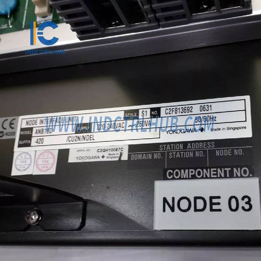 Yokogawa ANB10D-420/CU2N/NDEL uzlová jednotka pre dvojitú redundantnú zbernicu ESB