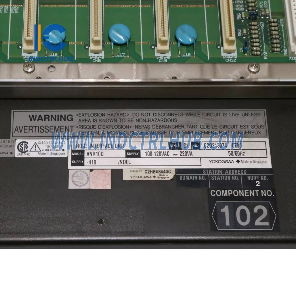 Yokogawa ANR10D-410 Node Unit for Dual-Redundant ER Bus