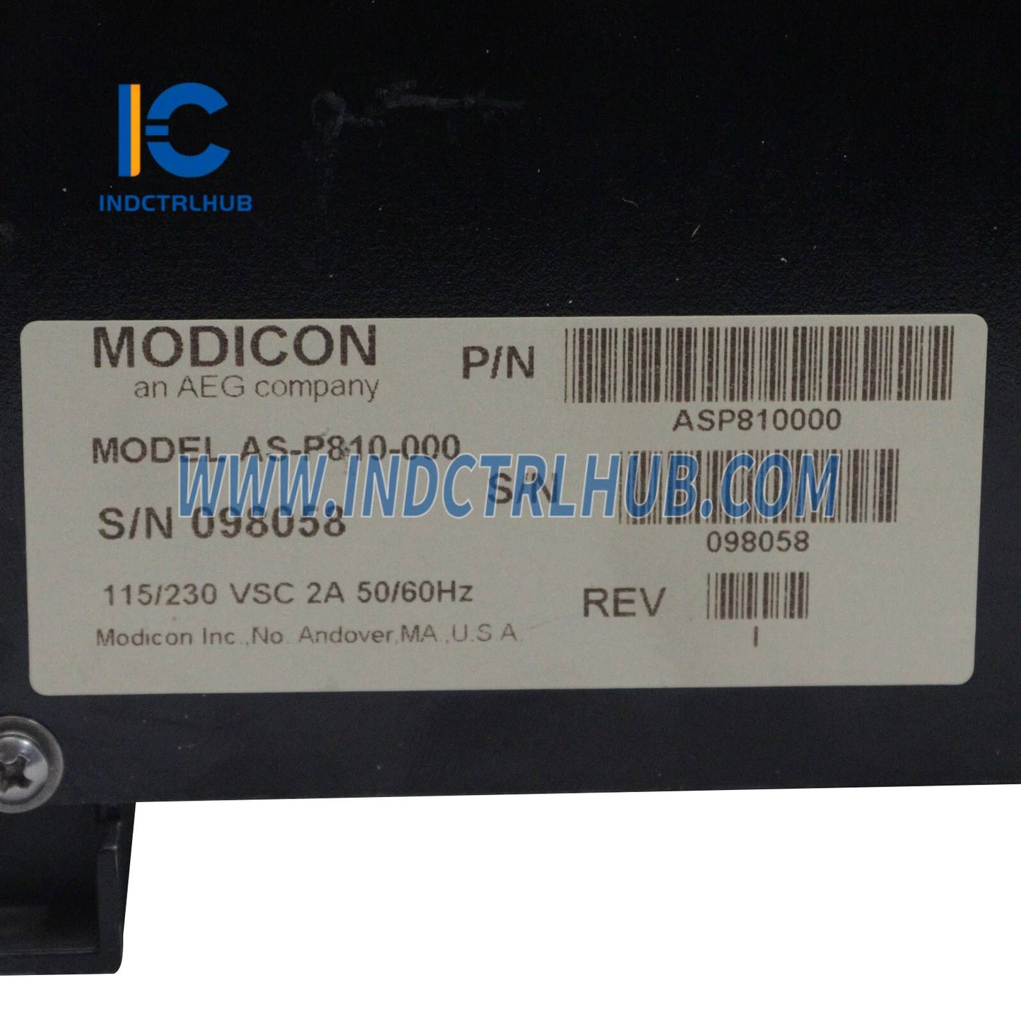 Schneider AS-P810-000 Modicon 800IO AC Power Supply