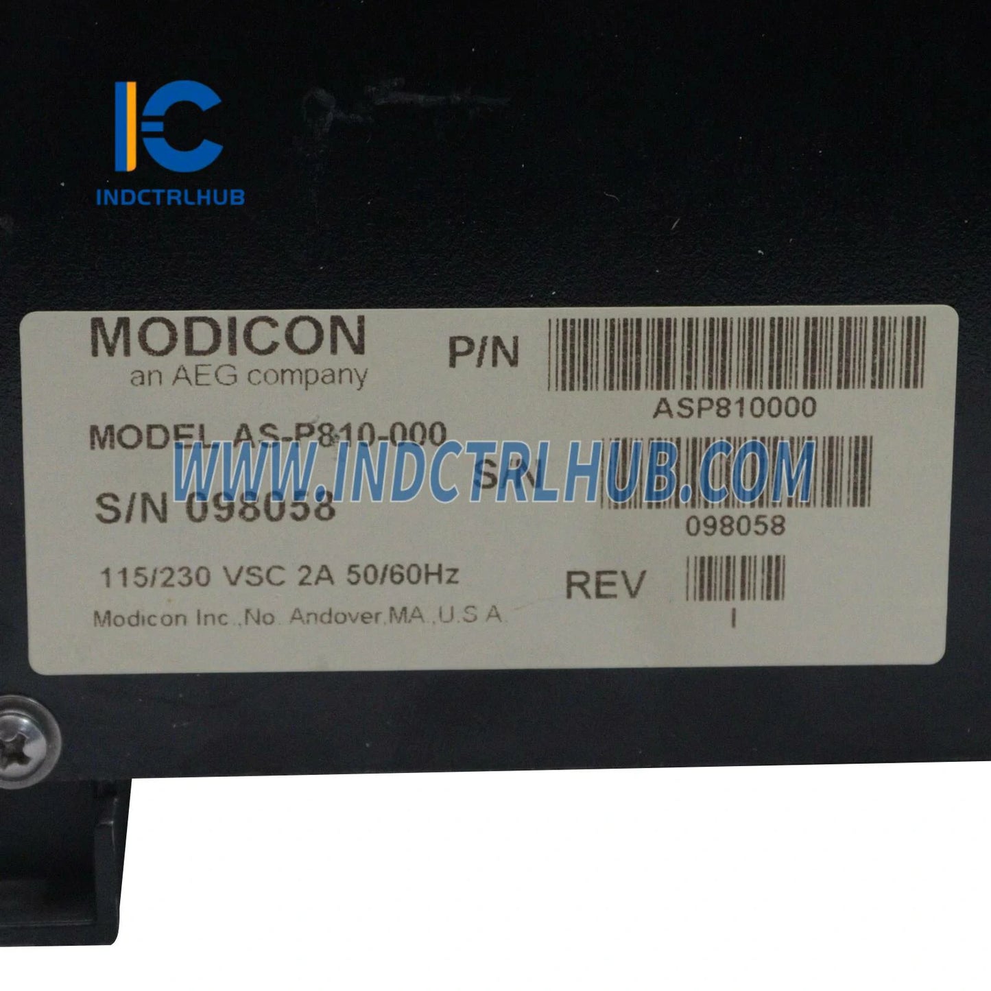 Schneider AS-P810-000 Modicon 800IO AC Quvvat Manbai