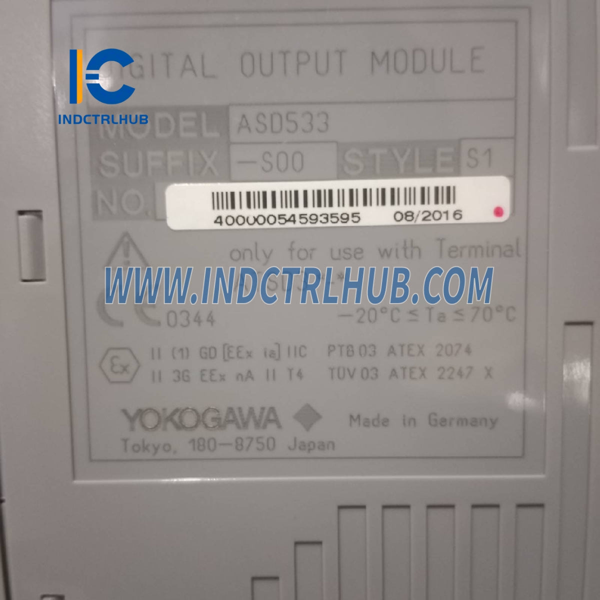 Yokogawa ASD533-S00 8-channel, isolated Digital Output Module