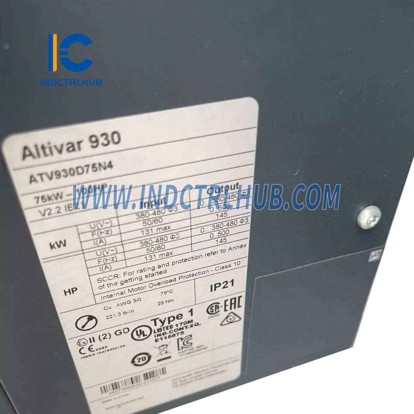 Schneider ATV930D75N4 meniteľný rýchlostný pohon