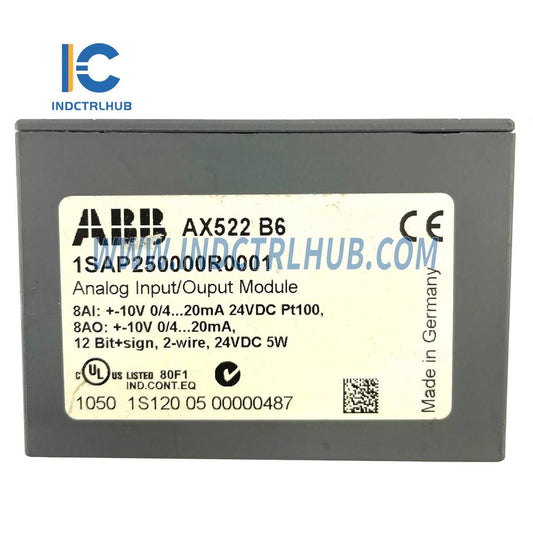 1SAP250000R0001 | ABB AX522 Analógový vstupno-výstupný modul