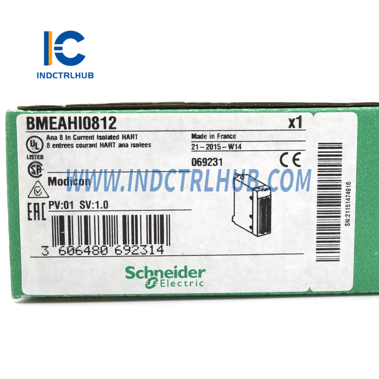 Schneider BMEAHI0812 Analógový vstupný modul X80