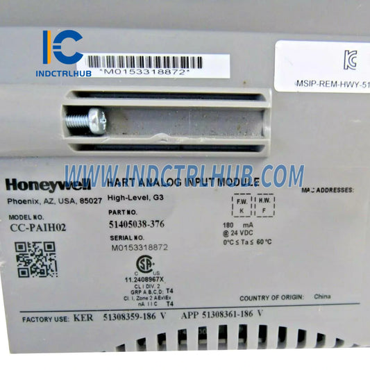 Honeywell CC-PAIH02 51405038-376 Модул за аналогов вход с високо ниво