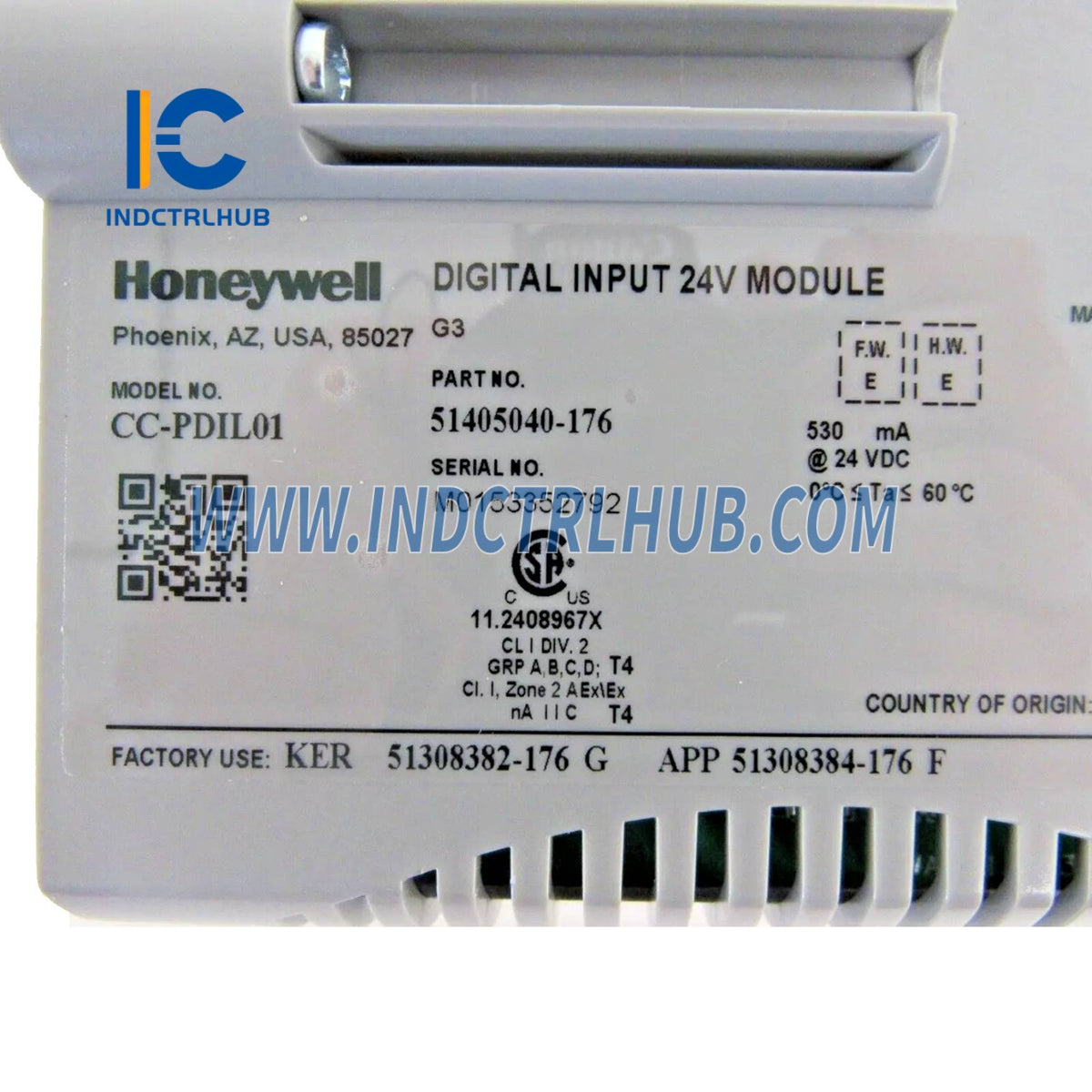 Honeywell CC-PDIL01 51405040-176 24VDC Raqamli Kirish Moduli
