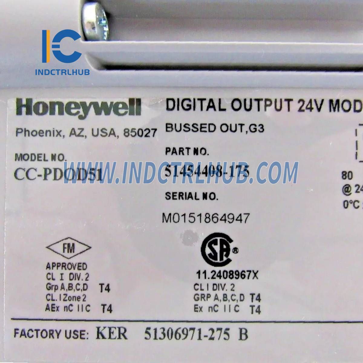 Honeywell CC-PDOD51 Izolované na mieste