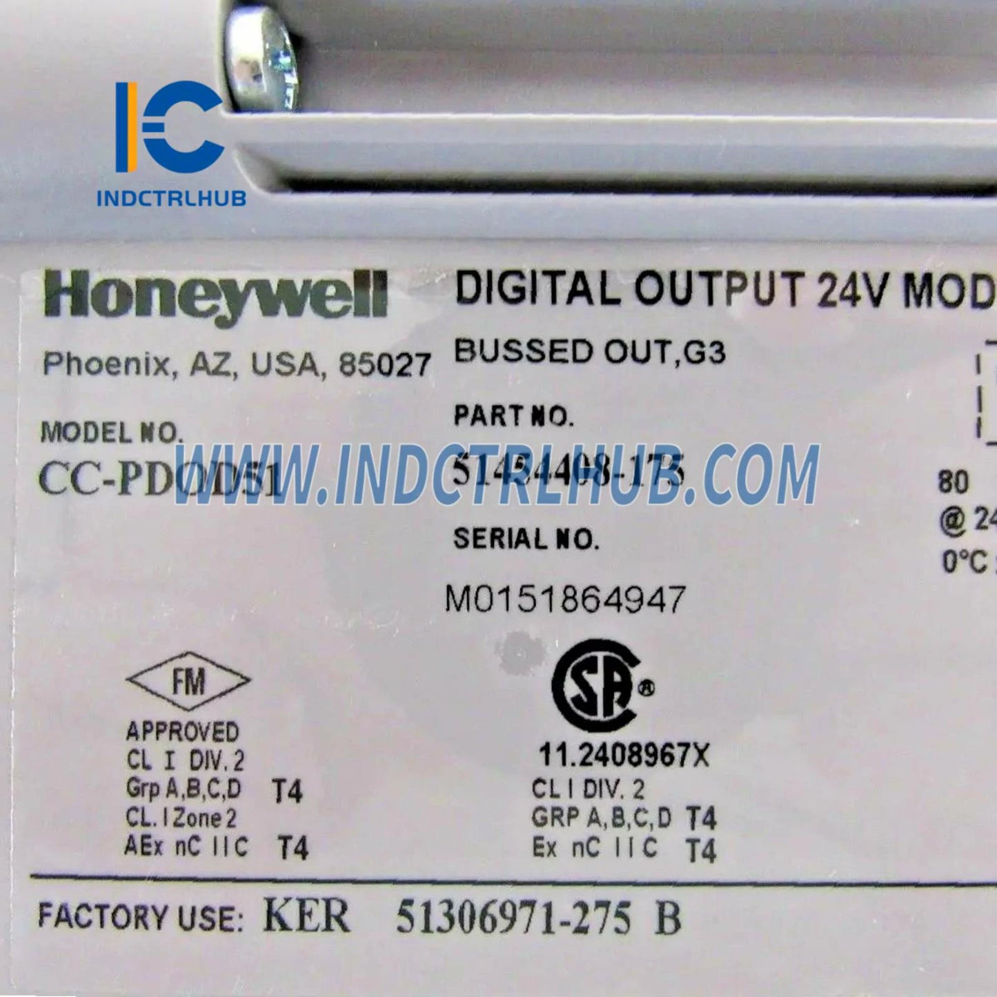 Honeywell CC-PDOD51 Field Isolated
