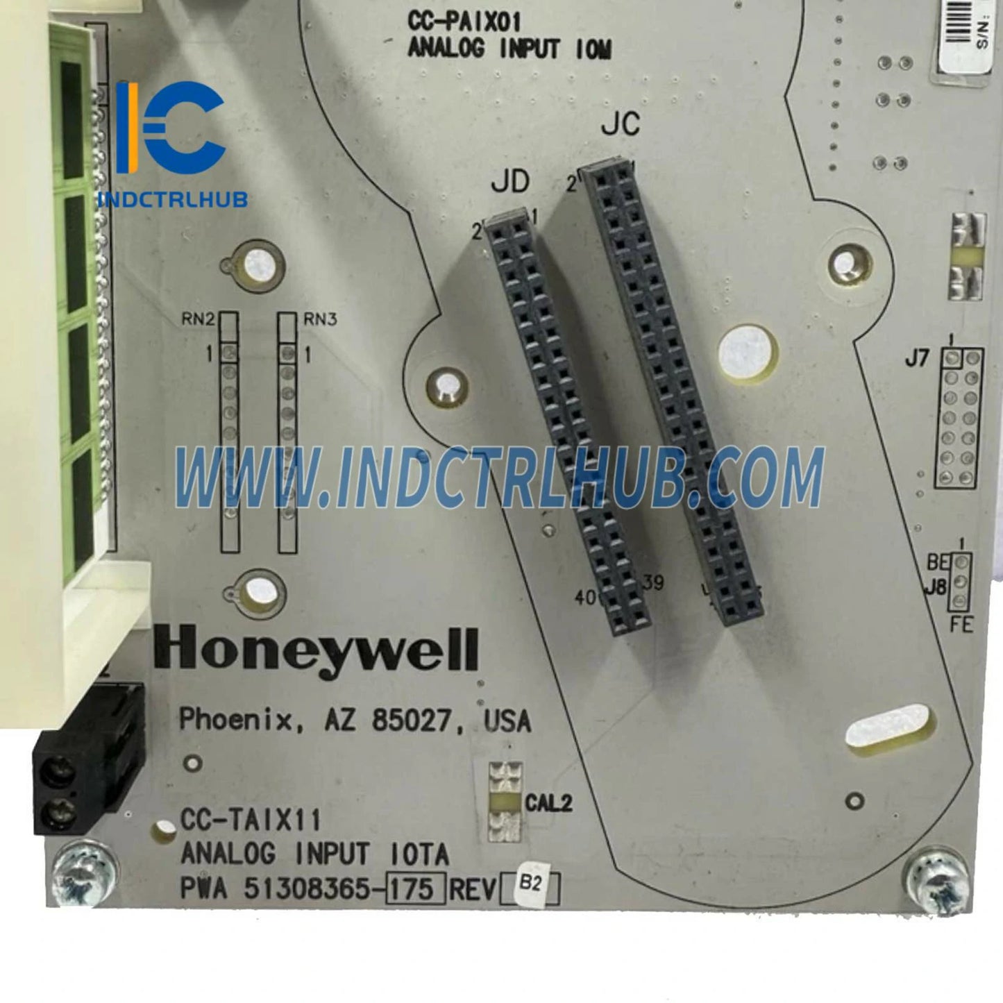 לוח קלט אנלוגי IOTA מיותר אדום Honeywell CC-TAIX11, 16 ערוצים