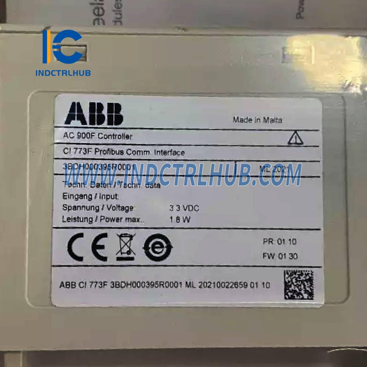 3BDH000395R0001 | ABB CI 773F PROFIBUS DP Hlavný modul