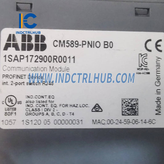 1SAP172900R0011 | מודול תקשורת ABB CM589-PNIO