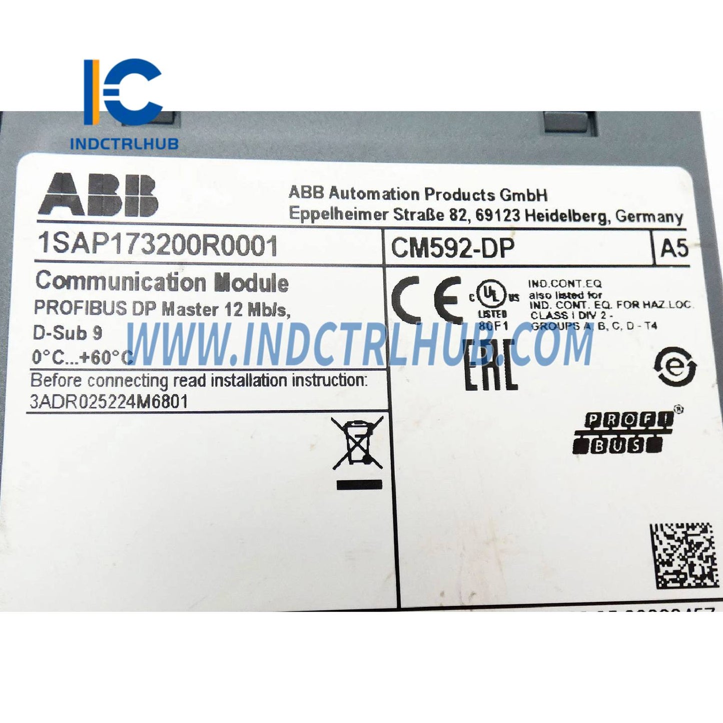 1SAP173200R0001 | ABB CM592-DP Communication module