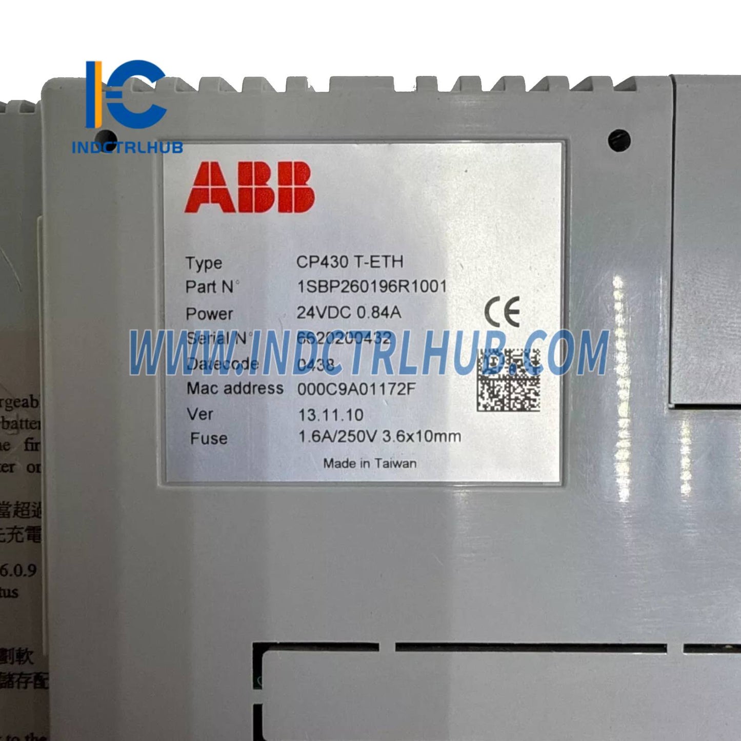 CP430 | ABB T-ETH Beheerpaneel