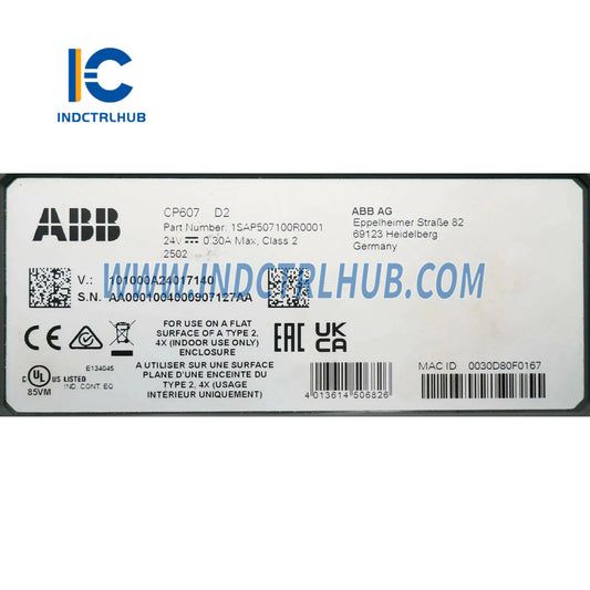 3ABD00038851 | ABB CP607 Контролен панел