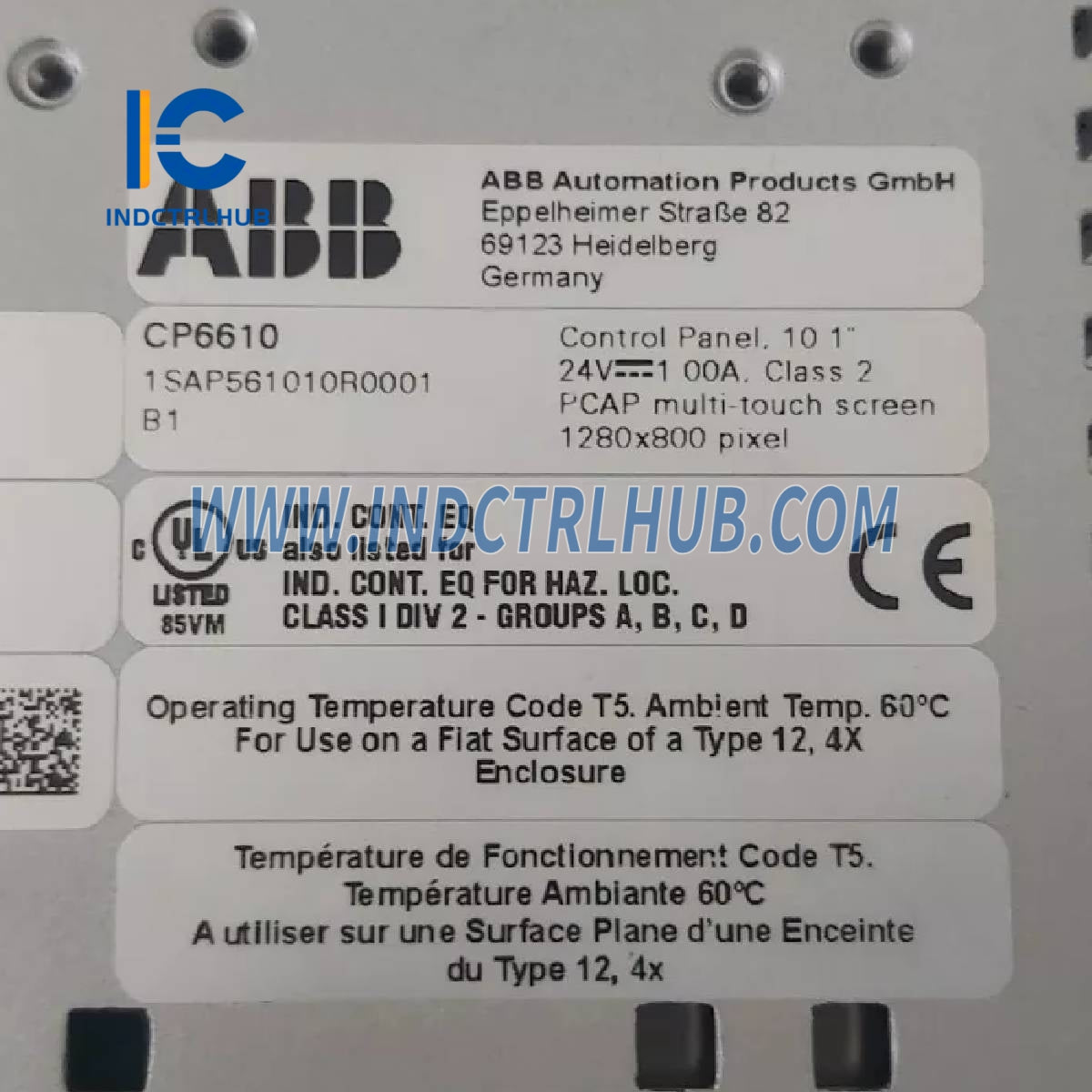 1SAP561010R0001 | ABB CP6610 multi-touch screen