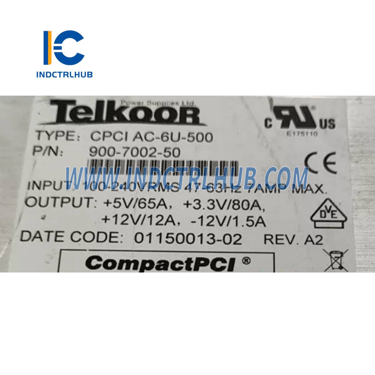TEIKOOR CPCIAC-6U-500 900-7002-0000 Power Supplies
