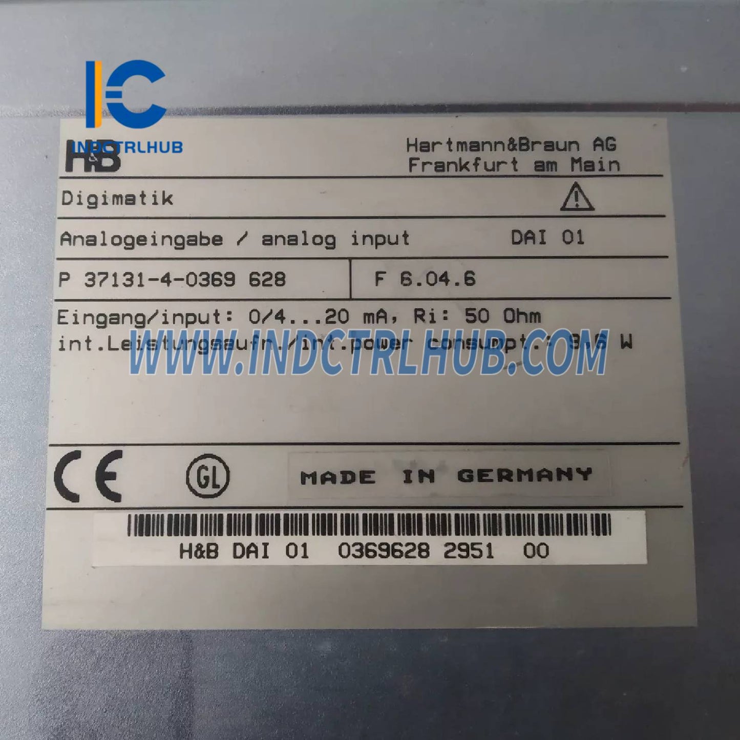 0369628-604-REFDAI01 | ABB DAI 01 Analog kirish