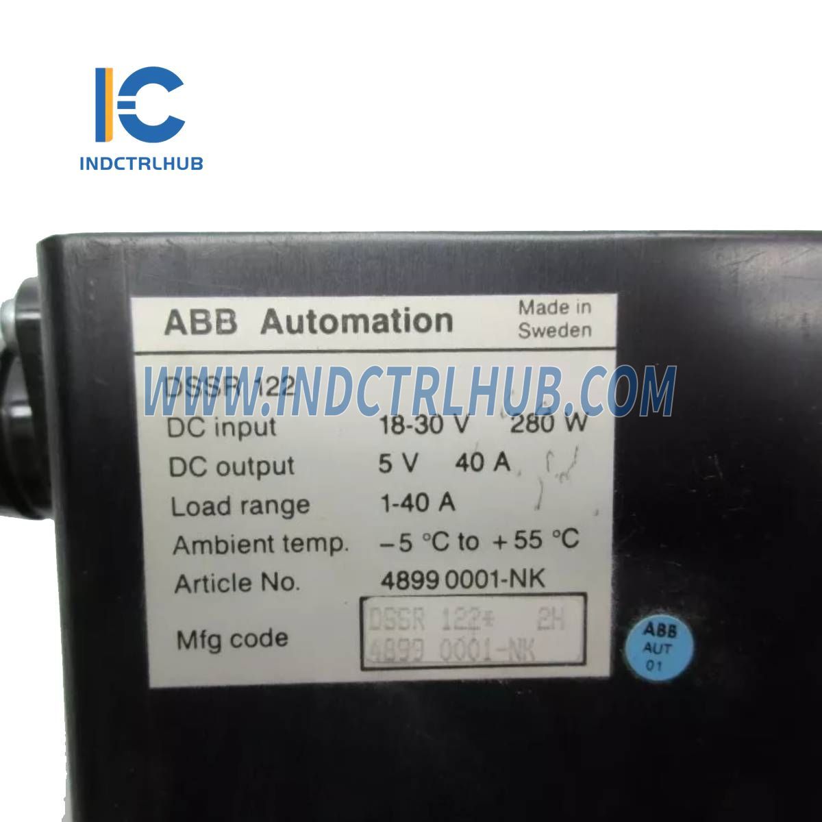 48990001-NK | ABB DSSR122 Power Supply Unit