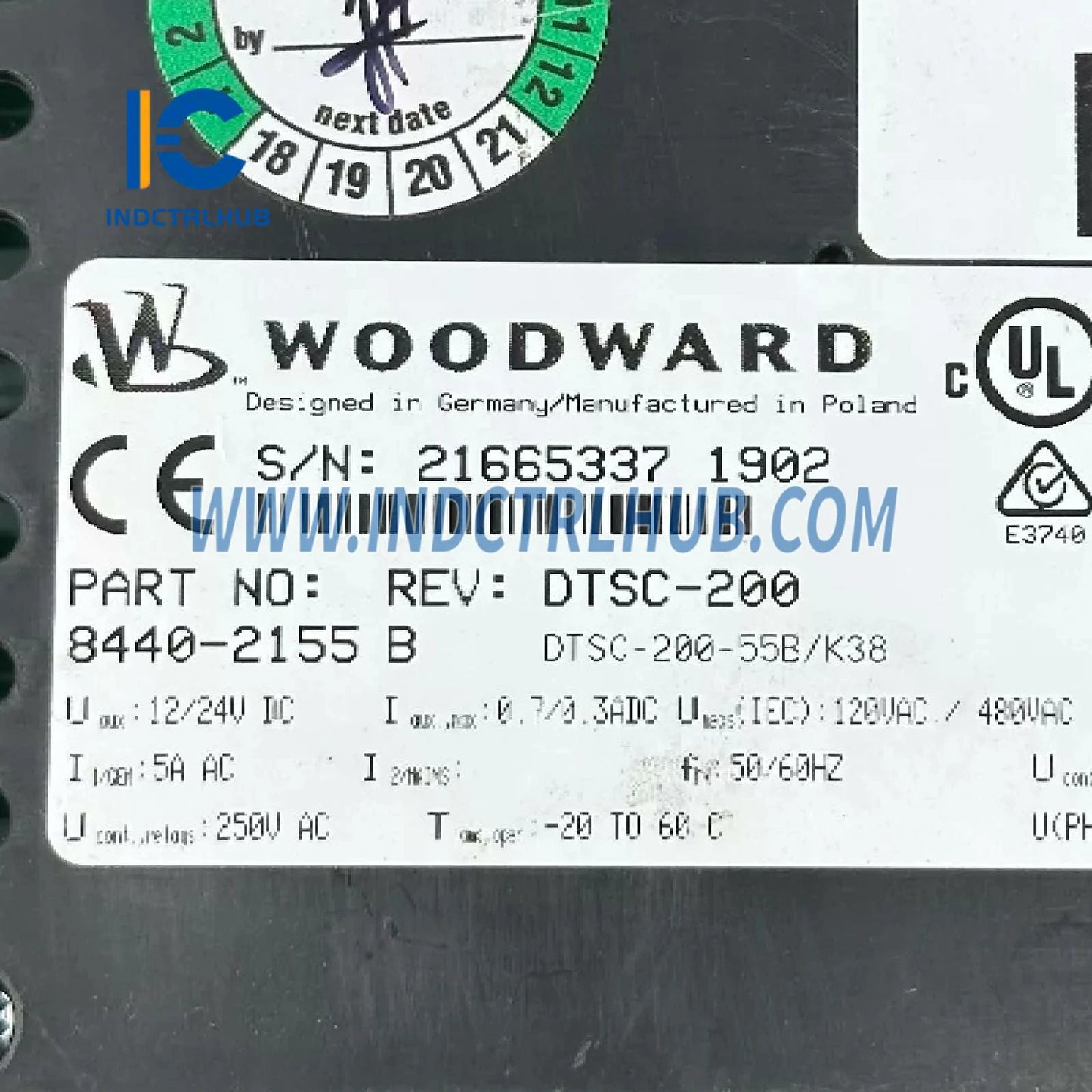 Woodward DTSC-200 Digital Transfer Switch Controller